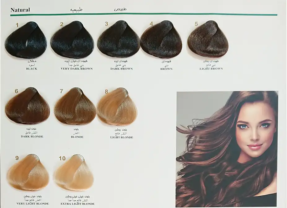 بهترین رنگ موی ایرانی بدون آمونیاک